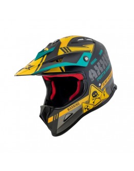 Casca off road Axxis model MX-Kids Wolverine B3 - Galben mat - pentru copii