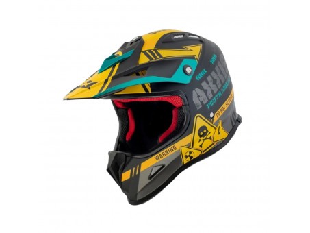 Casca off road Axxis model MX-Kids Wolverine B3 - Galben mat