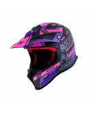 Casca off road Axxis model MX-Kids Wolverine B8 - Roz mat