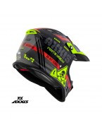 Casca off road Axxis model MX-Kids Wolverine B5 - Rosu lucios – pentru copii