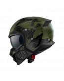 Casca Axxis model Hunter SV Toxic C6 verde mat (ochelari soare integrati)