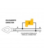 Rezistenta 12v-3 OHM -5W cu conectori rapizi, anulator eroare bec ars