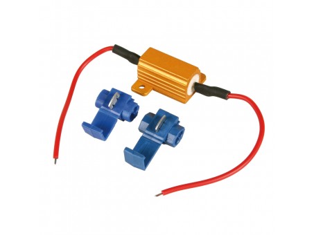 Rezistenta 12v-3 OHM -5W cu conectori rapizi, anulator eroare bec ars