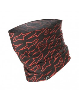 Protectie gat Alpinestars ASTARS Neck Tube  - Negru/Rosu