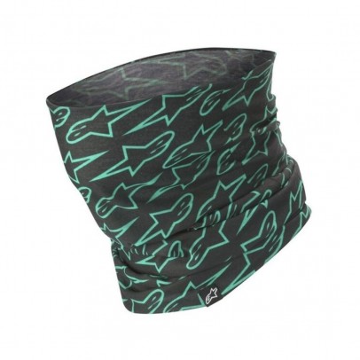 Protectie gat Alpinestars ASTARS Neck Tube  - Negru/Verde