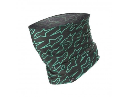 Protectie gat Alpinestars ASTARS Neck Tube  - Negru/Verde