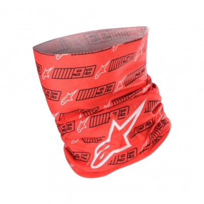 Bandana ALPINESTARS MM93 NECK TUBE - Rosu/Negru/Alb