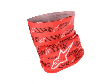 Bandana ALPINESTARS MM93 NECK TUBE - Rosu/Negru/Alb