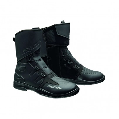 Ghete moto Touring/Adventure barbati All Season Ixon model Kassius MS - Negru (100% waterproof)