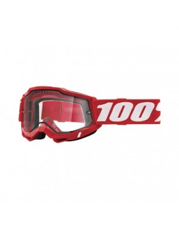 Ochelari 100% Accuri 2 Enduro Moto Red - Rosu/Alb