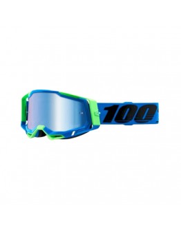 Ochelari 100% Racecraft 2 Fremont - Albastru/Verde cu lentila albastra