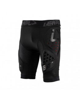 Pantaloni scurti cu protectii LEATT Impact Shorts 3DF 3.0 -  Negru