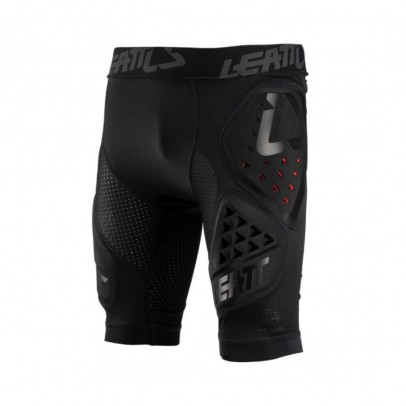 Pantaloni scurti cu protectii LEATT Impact Shorts 3DF 3.0 -  Negru