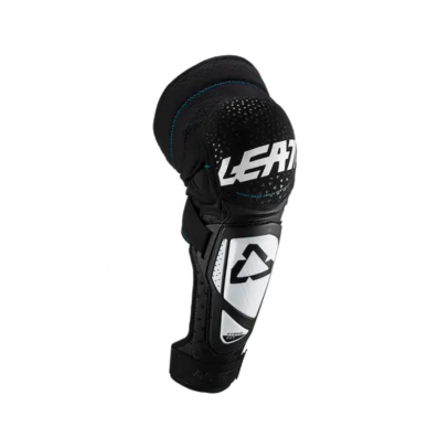 Genunchiere LEATT 3DF Hybrid EXT - Negru/Alb