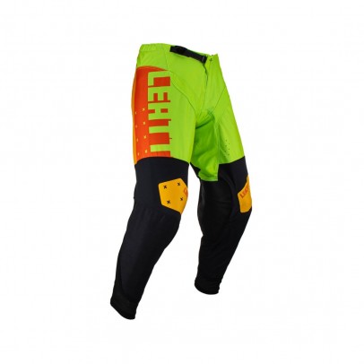 Pantaloni LEATT 4.5 Citrus - Negru/Portocaliu/Galben fluor