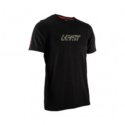 Tricou LEATT CAMO - Negru