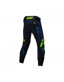 Pantaloni LEATT 5.5 IKS Jungle - Negru/Albastru/Verde fluor