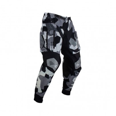 Pantaloni LEATT 4.5 Enduro - Negru/Gri/Camo