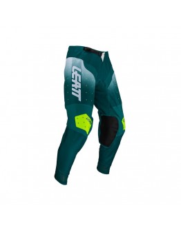  Pantaloni Off-road LEATT 4.5 - Alb/Verde fluor