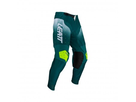 Pantaloni Off-road LEATT 4.5 - Alb/Verde fluor