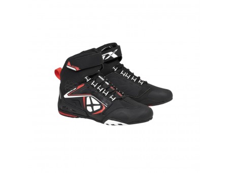 Ghete moto Roadster barbati All Season Ixon model Killer WP MS 100% waterproof - Negru/Alb/Rosu