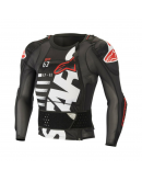 Armura Alpinestars SEQUENCE LS - Negru/Alb/Rosu