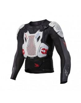 Armura de protectie ALPINESTARS HONDA BIONIC PLUS V2 - Negru/Alb/Rosu