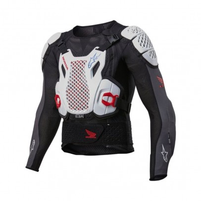 Armura de protectie ALPINESTARS HONDA BIONIC PLUS V2 - Negru/Alb/Rosu