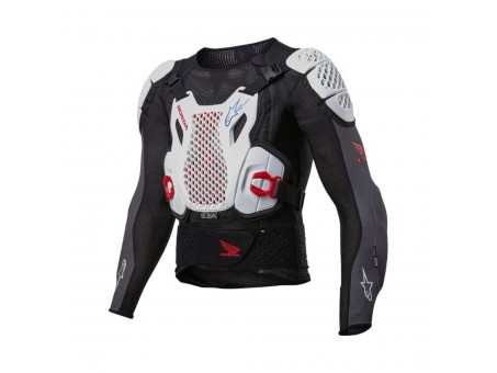 Armura de protectie ALPINESTARS HONDA BIONIC PLUS V2 - Negru/Alb/Rosu