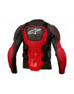 Armura de protectie copii ALPINESTARS BIONIC TECH YOUTH - Negru/Alb/Rosu