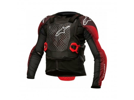 Armura de protectie copii ALPINESTARS BIONIC TECH YOUTH - Negru/Alb/Rosu