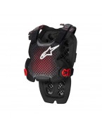 Armura piept si spate ALPINESTARS A-1 PRO - Negru/Rosu