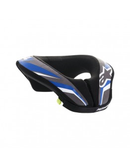 Protectie de gat pentru copii ALPINESTARS SEQUENCE YOUTH NECK ROLL - Negru/Albastru