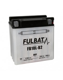 Baterie conventionala FULBAT FB10L-B2  (YB10L-B2) include electrolit