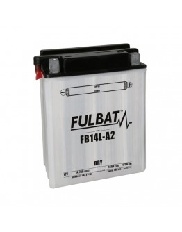 Baterie conventionala FULBAT FB14L-A2  (YB14L-A2) include electrolit