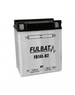 Baterie conventionala FULBAT FB14L-B2  (YB14L-B2) include electrolit