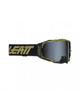 Ochelari cross-enduro LEATT Velocity 6.5 DESERT SAND/LIME LENS PLATINUM UC 28% - Negru