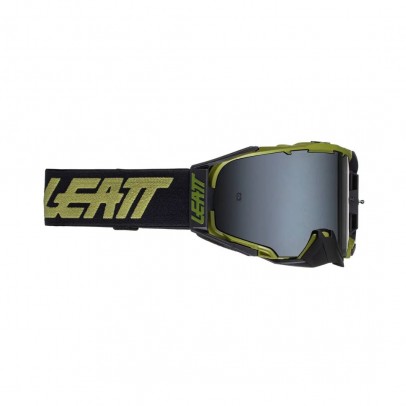 Ochelari cross-enduro LEATT Velocity 6.5 DESERT SAND/LIME LENS PLATINUM UC 28% - Negru