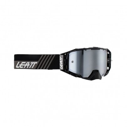 Ochelari cross-enduro LEATT Velocity 6.5 IRIZ GOGGLE STEALTH SILVER 50% - Negru/Gri