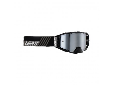 Ochelari cross-enduro LEATT Velocity 6.5 IRIZ GOGGLE STEALTH SILVER 50% - Negru/Gri