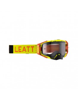 Ochelari cross-enduro LEATT Velocity 6.5 GOGGLE CITRUS LIGHT GRAY 58% - Galben fluor/Portocaliu