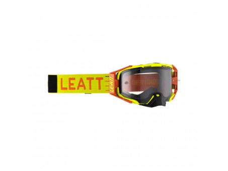 Ochelari cross-enduro LEATT Velocity 6.5 GOGGLE CITRUS LIGHT GRAY 58% - Galben fluor/Portocaliu