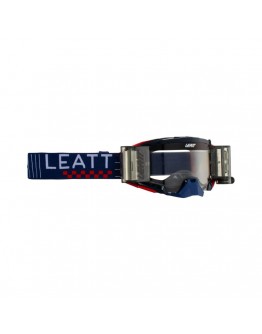 Ochelari cross-enduro LEATT Velocity 5.5 ROLL-OFF ROYAL CLEAR 83%  - Albastru/Rosu