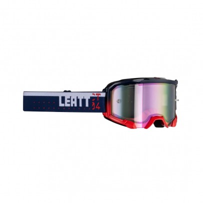 Ochelari cross-enduro LEATT Velocity 4.5 IRIZ  ROYAL PURPLE 78% - Albastru/Rosu