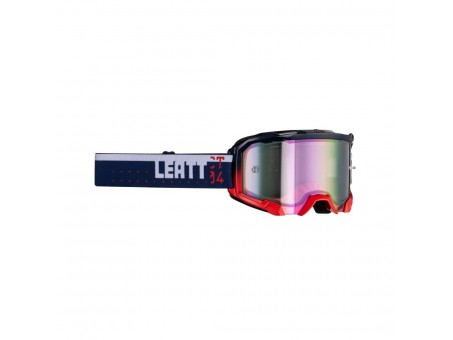 Ochelari cross-enduro LEATT Velocity 4.5 IRIZ  ROYAL PURPLE 78% - Albastru/Rosu