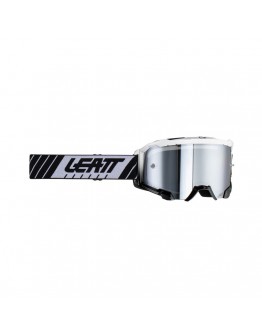 Ochelari cross-enduro LEATT Velocity 4.5 IRIZ WHITE SILVER 50% - Alb/Negru