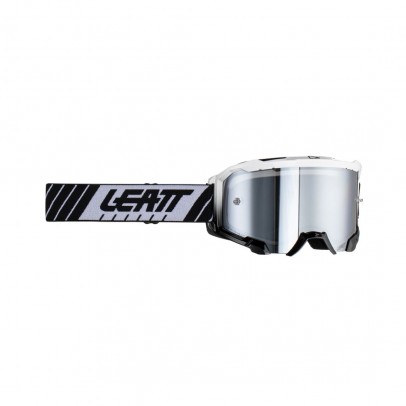 Ochelari cross-enduro LEATT Velocity 4.5 IRIZ WHITE SILVER 50% - Alb/Negru