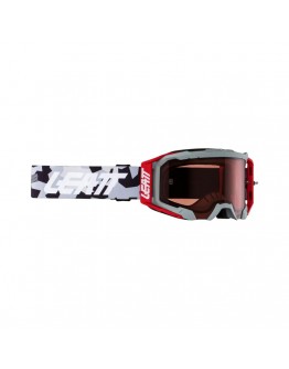 Ochelari cross-enduro LEATT Velocity 5.5 FORGE ROSE UC 32% - Gri/Rosu/Negru