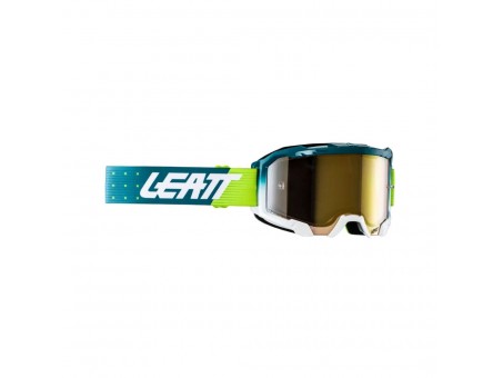 Ochelari cross-enduro LEATT Velocity 4.5 IRIZ ACID FUEL BRONZE UC 68% - Albastru/Verde/Alb