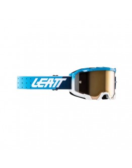 Ochelari cross-enduro LEATT Velocity 4.5 IRIZ CYAN BRONZE UC 68% - Albastru/Alb